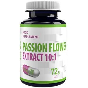 Hepatica Passiebloem (Passiflora Incarnata) extract 10:1 | 5.000 mg equivalent | 120 veganistische capsules | hoge dosis ondersteuning voor ontspanning en slaap | laboratoriumgetest |