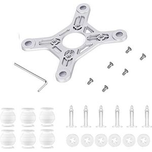 Drone Accessories For Gimbal Montageplaat Rubber Demping Bal Anti-drop Pin for DJI Phantom 3 3A 3P 3S for SE 4K Drone Onderdelen Anti-Vibratie Boord (Color : For 3A 3P 4K only)