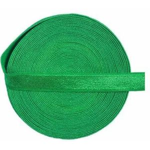 2 5 10 Yard 3/8"" 10mm Effen Glanzende Niet-vouwbare Elastische Spandex Satijnen Band Bh-band Hoofdband Jurk Naaikant Trim-Smaragd-2 Yards