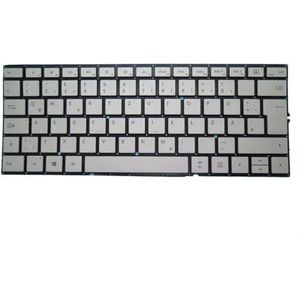 Toetsenbord voor Microsoft voor Surface Book 2st 15 1793 1813 voor Duits GR/VS/Japans JP/Verenigd Koninkrijk/Zwitsers SW Zilver MSM16G53US9528(German GR)