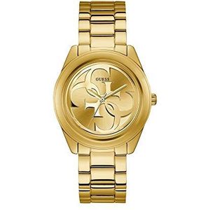 Guess Dames analoog horloge G-Twist met roestvrij stalen armband, goud, armband