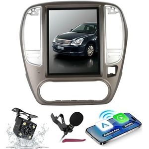 Android 15 Autoradio Navi voor N-issan Sylphy (2005-2012) 10.4 ""Touchscreen Car Multimedia Player met draadloze carplay GPS-navigatie Bluetooth 5.0 HIFI FM 5G-WiFi SWC DSP MIC,8g+128g