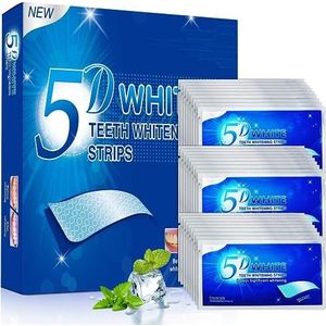 Tandenbleekkits Tandenbleekstrips, 56 Teeth Whitening Strips - 28 Whitening treaments, Celakeety Whitening Strips for Sensitive Teeth, Helps Remove Smoking/Coffee/Soda/Wine Stain (IFAN041X-061X)