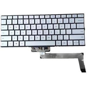 Laptop Toetsenbord Voor For Microsoft for Surface book2 1832 Zilver Verenigde Staten Lay-out