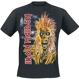 Iron Maiden Revised Logo T-shirt zwart 4XL 100% katoen Band merch, Bands