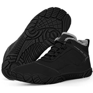 Orgonite Unisex blotevoetenschoenen voor dames en heren, sneldrogende trailschoenen, ademend, fitnessschoenen, zacht, licht, badschoenen met antislipzool en brede teenbox, W2 Zwart, 45 EU