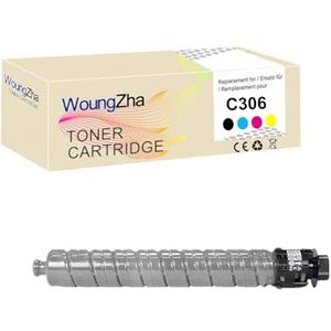 Woungzha MP-C306 MP-C307 Tonercartridge, compatibel met Ricoh Aficio MP-C306 MP-C307 MP-C406 (1 zwart)