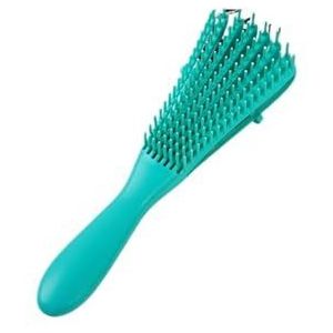 Kam 2 stuks haarkam ontwarrende borstel hoofdhuid massage haarborstel ontklitter borstel voor krullend haar dik haar octopus haarborstel vrouwen mannen salon (groen)