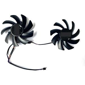 YALLS 2PCS FDC10H12S9-C 85MM 4PIN HD6850 Koelventilator Compatibel for Sapphire Dual-X HD6850 HD6970 HD7870 2G HD7950 HD7970 R9 390 R9 285 Fans