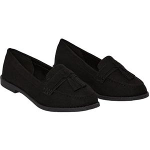 Dorothy Perkins Lennie Loafers met kwastjes, Natuurlijk Zwart, 35.5 EU