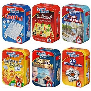 Schmidt Bringsel – Sea Battle/Lachen Lachen/Town, Country, River/Yahtzee/Ludo/50 Dice Game