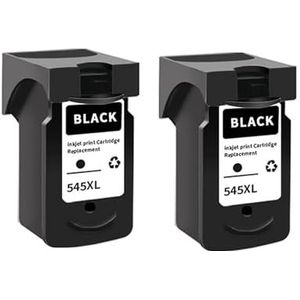 PG-545 CL-546 inktcartridges for Can-n MG2550 MG2550s MG2555 MG2555s MG2900 MG2940 MG2950 printer(2 Black)