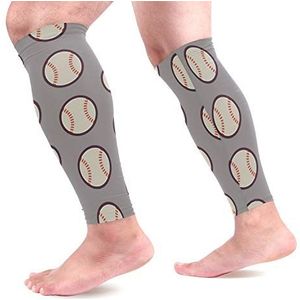 EZIOLY Sport Honkbal Sport Kalf Compressie Mouwen Been Compressie Sokken Kalf Guard voor hardlopen, Fietsen, Moederschap, Reizen, Verpleegkundigen