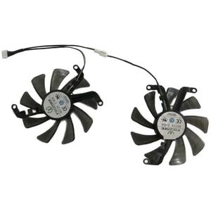 2 stuks/set T129215SU, VGA-koeler, videokaartventilator voor MLLSE RTX 3060 12GB RTX2060 SUPER 8G FY09015M12LPA(FY09015M12LPA)