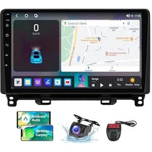 Android 13 QLED Autoradio voor Honda Jazz 4 Fit 4 GR GS 2020-2024 - Ingebouwde DSP/Carplay/Android Auto - Camera + DVR - 9 inch 2 Din - Stuurbediening - FM AM RDS DAB Radio - BT 5.0(NF-4)