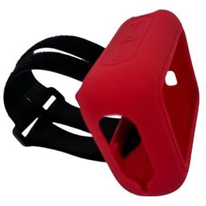 Luidspreker siliconen hoes voor JBL GO 4 Bluetooth-luidspreker, reisdraagtas met bindriem, luidspreker schokabsorberende stofbeschermingshoes (rood)