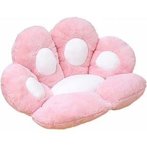 Hangende schommelstoelkussen buiten, dikke hangstoelmand, alleen hangmat, multifunctioneel kussen voor terrasmeubilair (roze, 70 cm x 60 cm)
