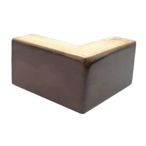 Massief houten bankpoten, bank houten poten, zeven karakters poten, tafelpoten, salontafel poten, tv-kast poten, meubels bank accessoires, booster kussens (kleur: walnoot kleur 7 karakters 8 cm hoog