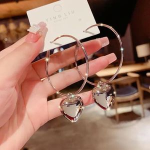 Zirkoon Tarwe kwast hanger gouden kleur U-vormige oorbellen voor vrouwen nieuwe mode creatieve meisjes partij sieraden -ED178-2