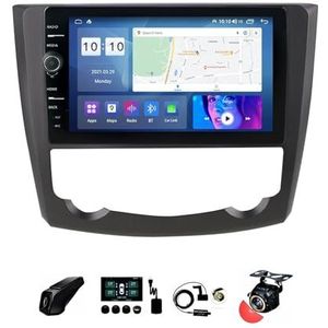 22,9 cm (9 inch) Android 12 Autoradio 2 DIN voor Renault Kadjar 2015-2017 met achteruitrijcamera stuurbediening Bluetooth GPS Navi CarPlay Wireless FM WiFi (grootte: S400 4+64G)
