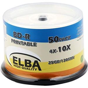 ELBA BLU-RAY BD-R 10 X 25GB 50 CAKE BOX PRINTABLE