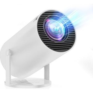 [Geïntegreerde app & Android 11.0] Beamer 2025, bijgewerkte mini-projector, draagbaar, 20.000 lumen, 4K, ondersteunt met WiFi 6, Bluetooth 5.4, automatische keystone 180° rotatie voor telefoon/HDMI