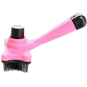 DieffematicSZ kam Beauty Knot Opening And Hair Removal Plastic Automatic Comb Hair Removal Brush (Color : Pink)