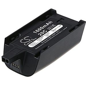 TECHTEK Batterij 1600mAh compatibel met [Parrot] Bebop Drone 3.0, Bebop Drone Skycontroller, Mini Quadcopter, Bedop First