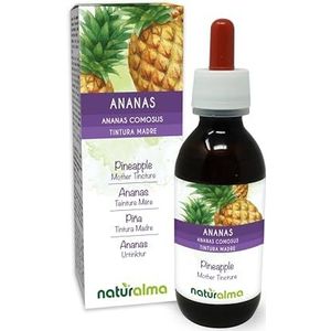 Ananas (Ananas comosus of Ananas sativus) stengels van fruit Alcoholvrije moedertinctuur Naturalma - Vloeibaar extract druppels 100 ml - Voedingssupplement - Veganistisch