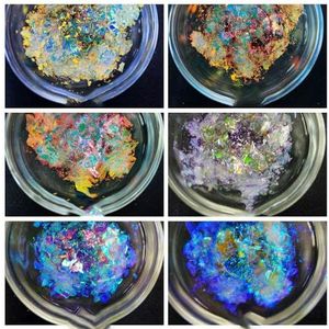 Intense Colorshift White Chameleon Flakes Pigment voor Make-up Oogschaduw Nail Art Verf Zeep Maken Hars Ambachten-0.2gx 6 kleuren
