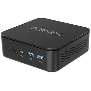 MINIX NGC-NR660 Mini PC, AMD Ryzen 5 6600H, 16 GB DDR5, 512 GB PCIe 3.0 SSD, Compacte Windows 11 Pro Micro Desktop Computer, Dual 2.5G LAN, Triple 4K Display, USB-C 4.0, WiFi 6E voor