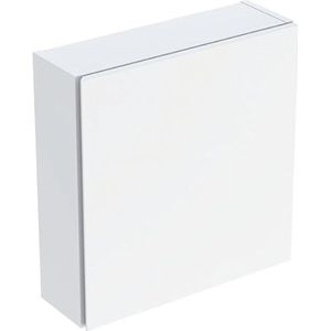 Geberit iCon wandkast, vierkant, 1 deur, 45x46,7x15 cm, 502319, Kleur: Body: wit/hoogglans gelakt, front: wit/glanzend glas