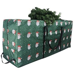 Kerstboomtas, 122x51x38cm kerstboomopbergtas, waterdichte kerstboomcontainer, kerstboomstandaard om uw decoraties te behouden