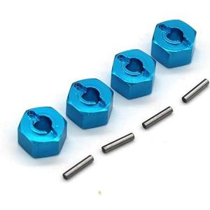 For MJX 14301 14302 14303 14209 14210 16207 16208 16209 16210 H16V3 RC afstandsbediening auto accessoires 12mm hex connector(SKY BLUE)