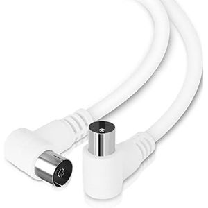 System-S 2X Coaxial Kabel 10 cm RJ45 Stecker zu BNC Buchse für HD Kameras in Schwarz