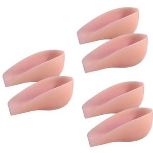 Hoogte Vergroting Inlegzolen Hielkussen inzetstukken 3 paar Unisex onzichtbare binnenzolen Hielkussentjes for binnenzolen Dames Heren Hielkussen inzetstukken Schoenverhogingskussen Schoenhoogte kussen