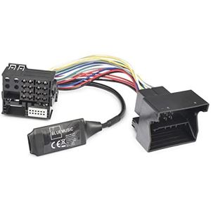 BlueMusic Bluetooth muziekadapter compatibel met BMW E39 E46 E53 X5 Z4 E83 X3 - MINI R50 R52 R53 met Boost CD/navigatie radio flatpin 40pin Quadlock New Generation Radio