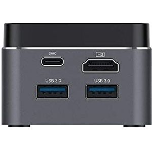 KINGDEL Mini Computer Celeron Processor J4125, 8GB DDR4 RAM 256GB SSD, 4 Cores 4 Threads, 4MB Cache, UHD Graphics 600 Support 4K, 1xMicroSD 2xUSB3.0 1xHD 1xUSB-C