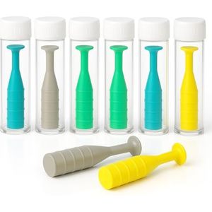 JB White Set van 8 contactlenszuigers voor harde lenzen, contactlenzenontstopper met zuignap voor Ortho-K en vormvaste jaarlenzen, contactlenszuignap (alleen voor harde lenzen)