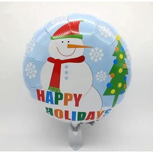 Vrolijke Kerstversiering Snoep Herten Kerstman Elanden Folie Ballonnen DIY Kerst Thuis Nieuwjaar 2024 Feestartikelen-3pcs 18inch C-als afbeelding