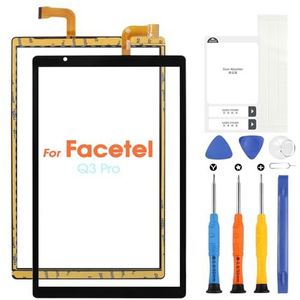 ARSSLY Touchscreen voor Facetel Q3 Pro 10,1 inch tablet touchscreen voor Facetel Q3 Pro vervangend scherm glas paneel digitizer met reparatieset