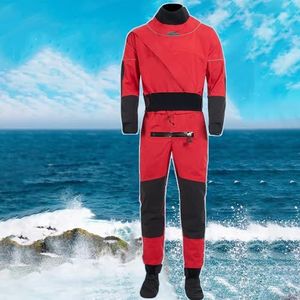 Kajak Droogpak Voor Heren, Waterdichte Stoffen Droogpakken, Lichtgewicht Zeilkajakuitrusting Voor Watersporten Zoals Jols, Zeilen, Kajakken En Paddleboarden,Red-L