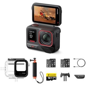 Insta360 Ace Pro 2 Pack Duiken - Waterdichte Action Cam van 8K co-Engineered met Leica, 1/1.3 ""sensor, dual IA-chip, super bij laag licht, superieur geluid.