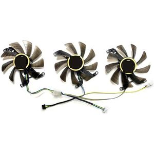 Voor MANLI voor GeForce RTX4070ti 12GB voor GALLARDO OC grafische kaart vervangende ventilator T129215SU(Set of three fans)