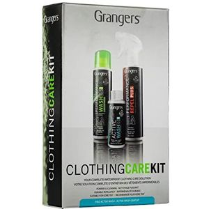 Grangers Clothing Care Kit | Reinigt, verfrist en weerlegt alle outdoor- en sportkleding | bluesign goedgekeurd | PFC-vrij | 100% gerecyclede flessen