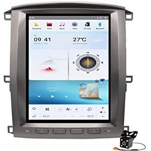 Android 15 auto stereo radio voor L-en Cruiser LC100/L-exus LX470 2002-2007 GPS Navigatie 12.1in touchscreen MP5 mediaspeler video-ontvanger met WiFi 4G DSP Carplay,8core 4+64gb
