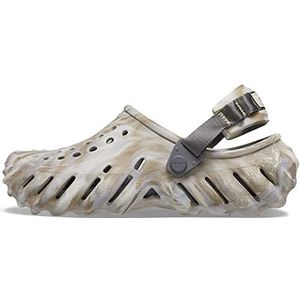 Crocs Unisex Echo Clogs, Bone/Multi, 13 US Men