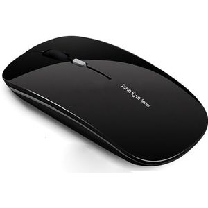 Uiosmuph - Q5 - Draadloze Muis - Zwart - 2,4 GHz, Oplaadbaar, 3 DPI-niveaus, Stille Klik