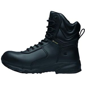 Shoes for Crews Guard High, veiligheidsschoenen, CE-gecertificeerd, S3 HRO WR SRC, uniseks werklaarzen met antislip buitenzool, waterafstotende veilige werkschoenen voor heren en dames, zwart, 44 EU