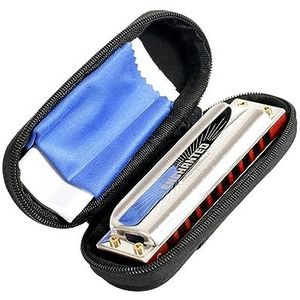 10 Gaten Standaard Houten Kam Roestvrijstalen Deksel Diatonische Harmonica Muziekinstrumenten Harmonica Muziekinstrumenten (Color : E)